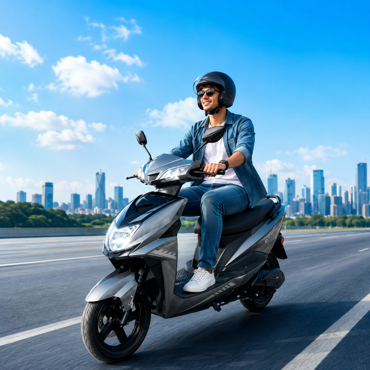 EV Prime Electric Scooter Silver